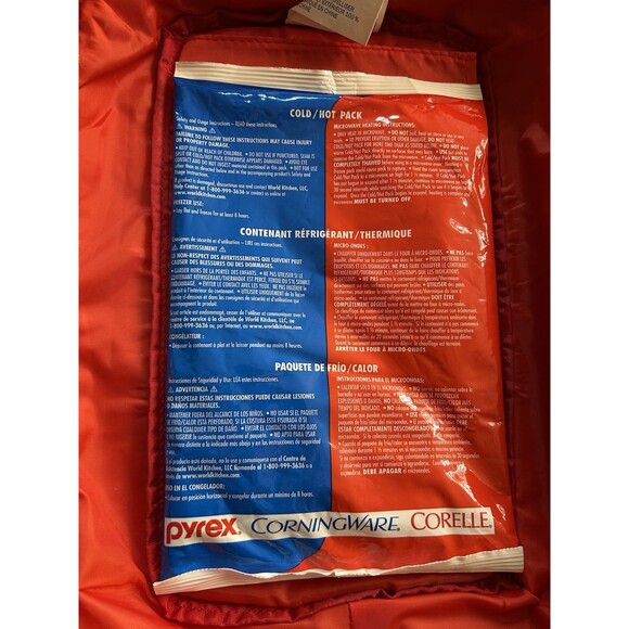 Vintage Pyrex Portables Casserole Carrier Insulated Bag Hot Or Cold Travel To Go - Picture 5 of 8